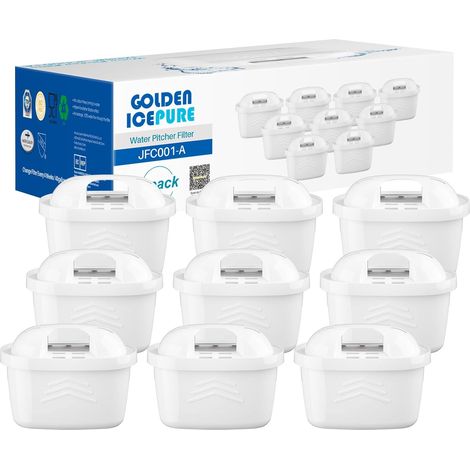 9-teiliges Wasserfilterset, Aktivkohle, Austauscherharz, Für Wasserkocher Und Kaffeemaschinen