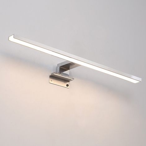 40 Cm Led-badezimmerwandleuchte – 7 W, 700 Lumen – Ip44 Wasserdichtes Aluminium – Einfache Montage An Spiegel Oder Wand