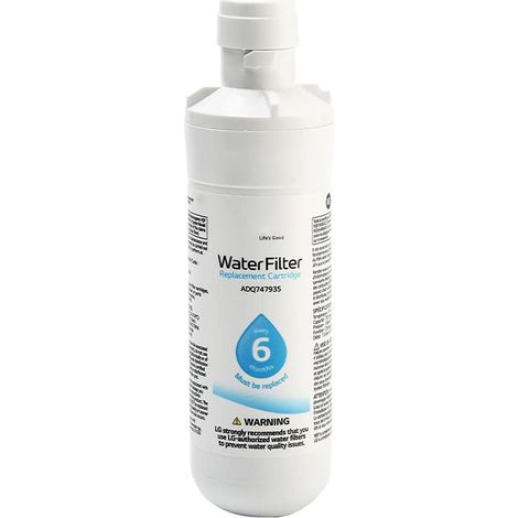 Lt1000p Wasserfilter, Aktivkohle, Weiß, Für Kühl-/gefrierkombinationen Mit Doppeltür, Reduziert Ablagerungen