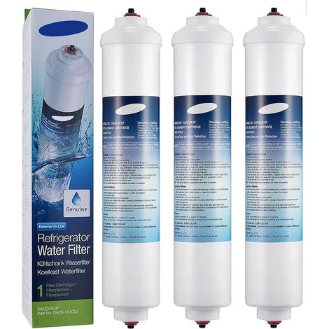 3er-pack Wasserfilter Mit Aktivkohle, Kompatibel Mit Samsung Und Lg, Für Kühlschränke
