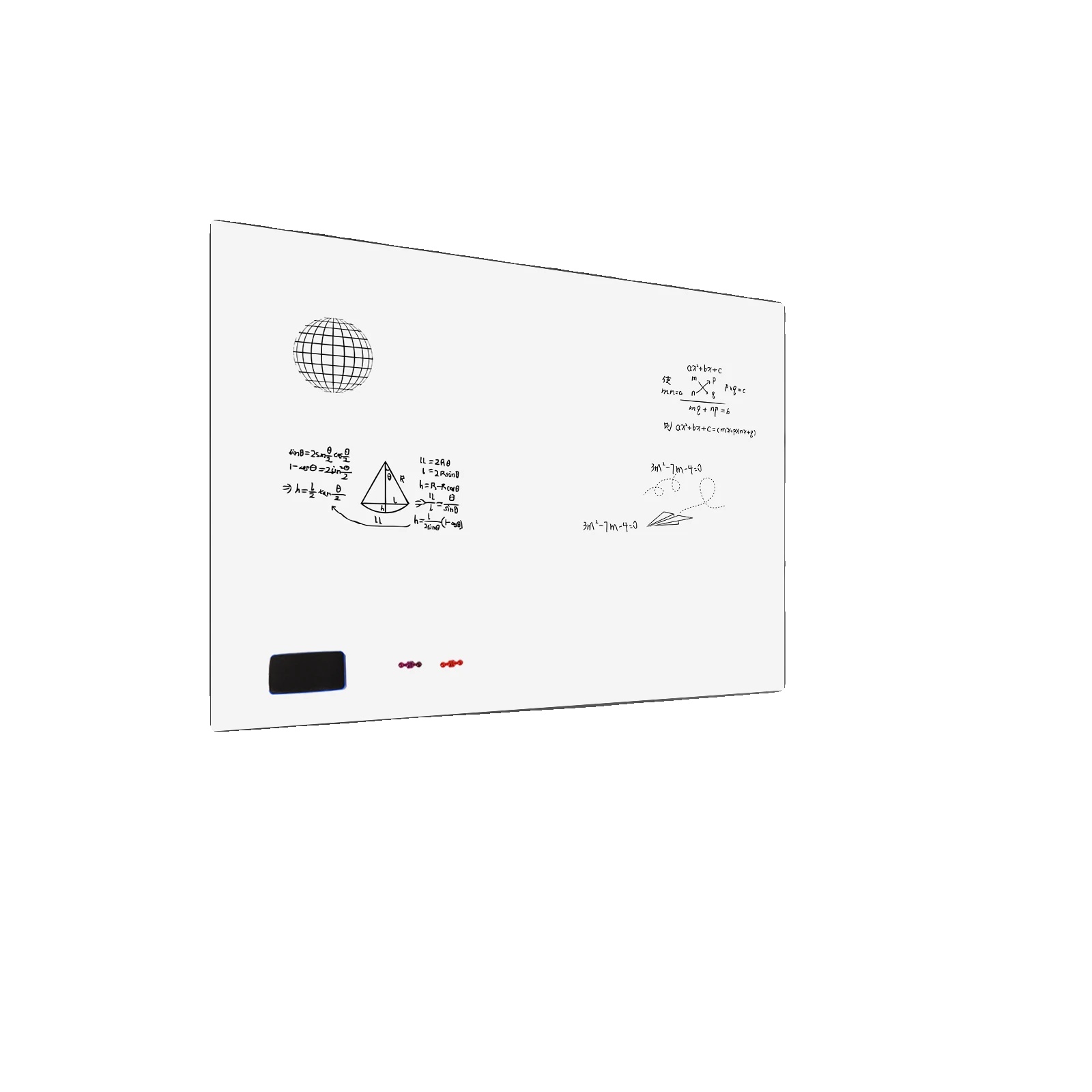 Magnetischer Whiteboard-aufkleber, Selbstklebend, Aufrollbar, Weiß