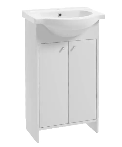 Badezimmerschrank, Modernes Design, Kompakter Stauraum, Weiss