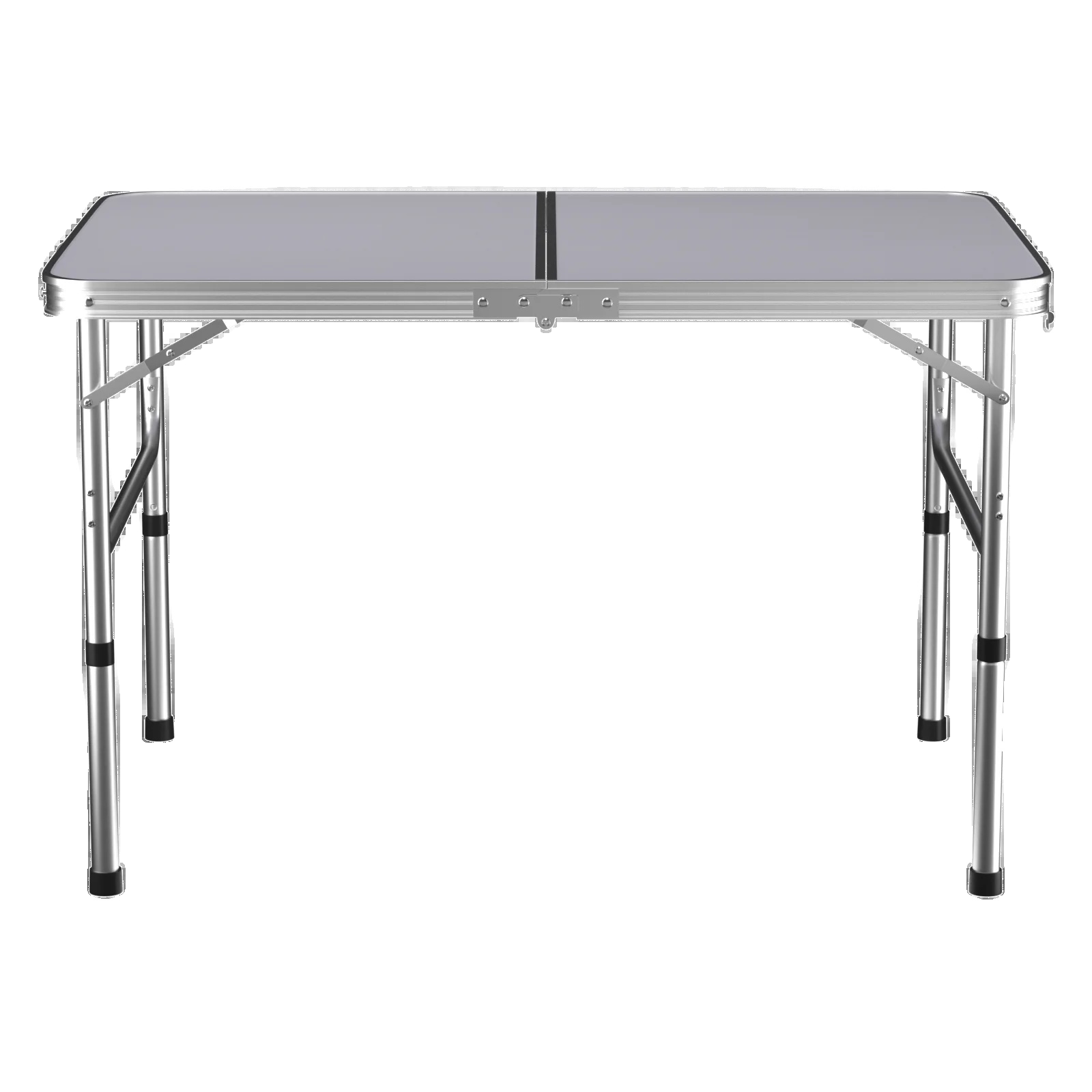 Gartentisch, Klappbar, Höhenverstellbar, Weiß
