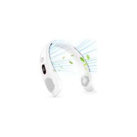 Tragbarer Usb-nackenventilator, Leise Und Ohne Rotorblätter, 360°-luftstrom, Wiederaufladbarer Mini-ventilator Mit 3 Geschwindigkeitsstufen Für Zuhause, Büro Und Reisen.