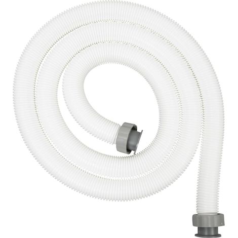58368 Schlauch D 38 L 3,0 M + Gewindeanschlüsse Weiß 77 X 6,5 X 32 Cm