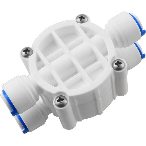 X 4-wege-ventil, 1/4"-anschluss, 6-mm-schlauch, 5-stufiges Umkehrosmose-system