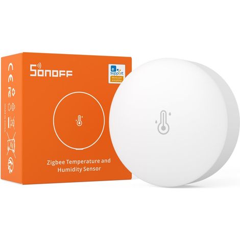 Zigbee 3.0 Temperatur- Und Feuchtigkeitssensor, ±0,2 °c Genauigkeit, Komfortwarnungen, Datenspeicherung, Für Smart Home