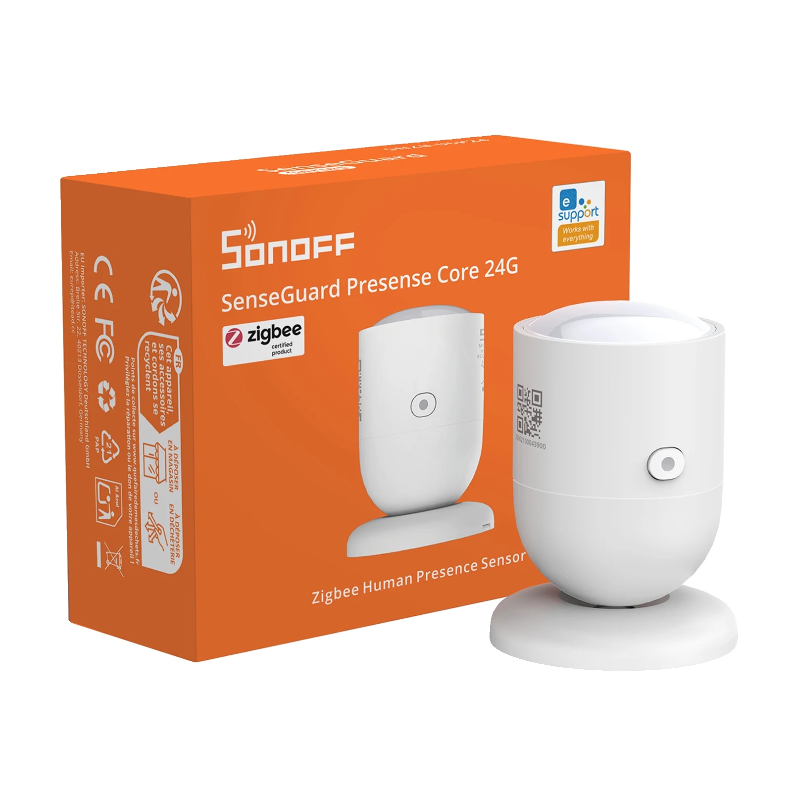 Zigbee-präsenzsensor, Erweiterte Radarerkennung, Smart-home-kompatibilität, Snzb-06p24