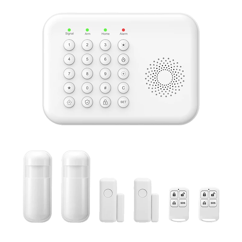 Drahtloses Sicherheitsalarmsystem, Echtzeitwarnungen, Smart-home-kompatibilität, Gsm-kit A01 B