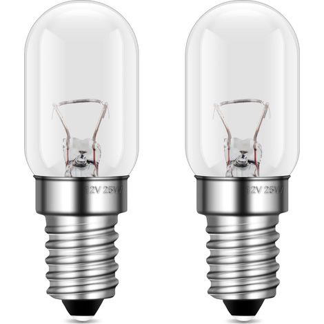 2er-pack E14-glühbirnen, 12 V, Dimmbar, Warmweiß (2700 K), T22-form, 250 Lumen, Für Wohnwagen/wohnmobil