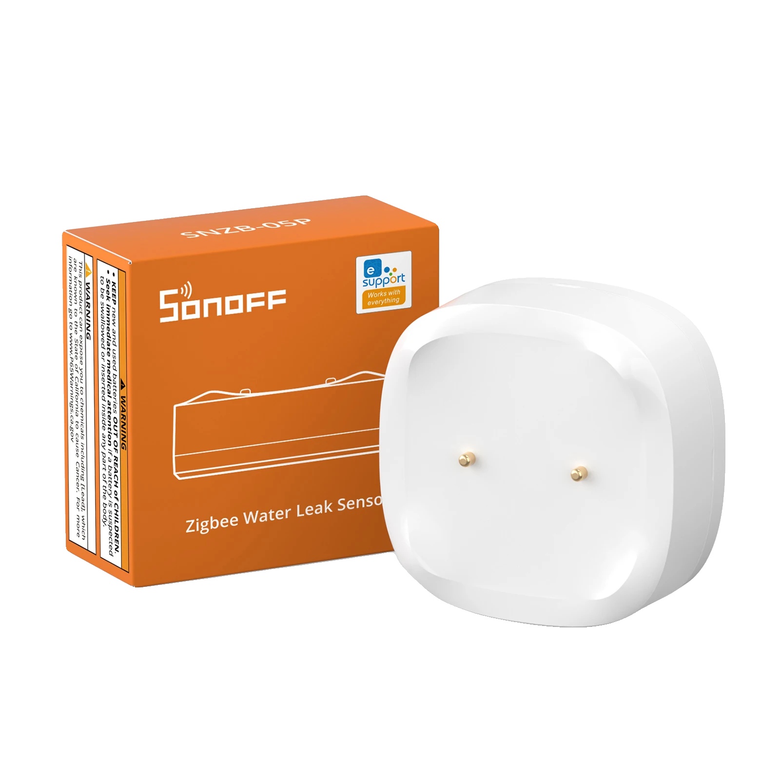 Wasserlecksensor, Echtzeitwarnungen, Smart-home-kompatibilität, Snzb-05p