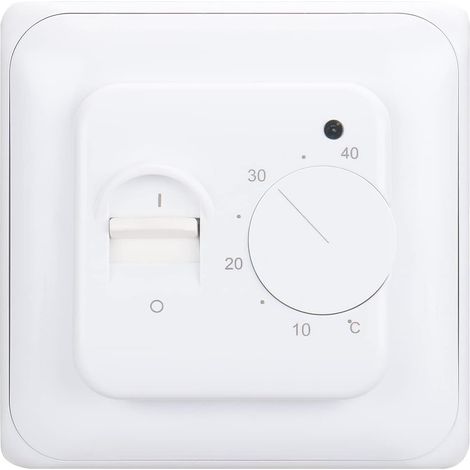 Mechanischer Thermostat, 5–40 °c, Bodenfühler, Elektrische Heizung, Einbaumontage