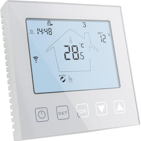 Tuya Wlan-smart-thermostat, Potentialfreier Kontakt, Programmierbar, Gastherme, Alexa