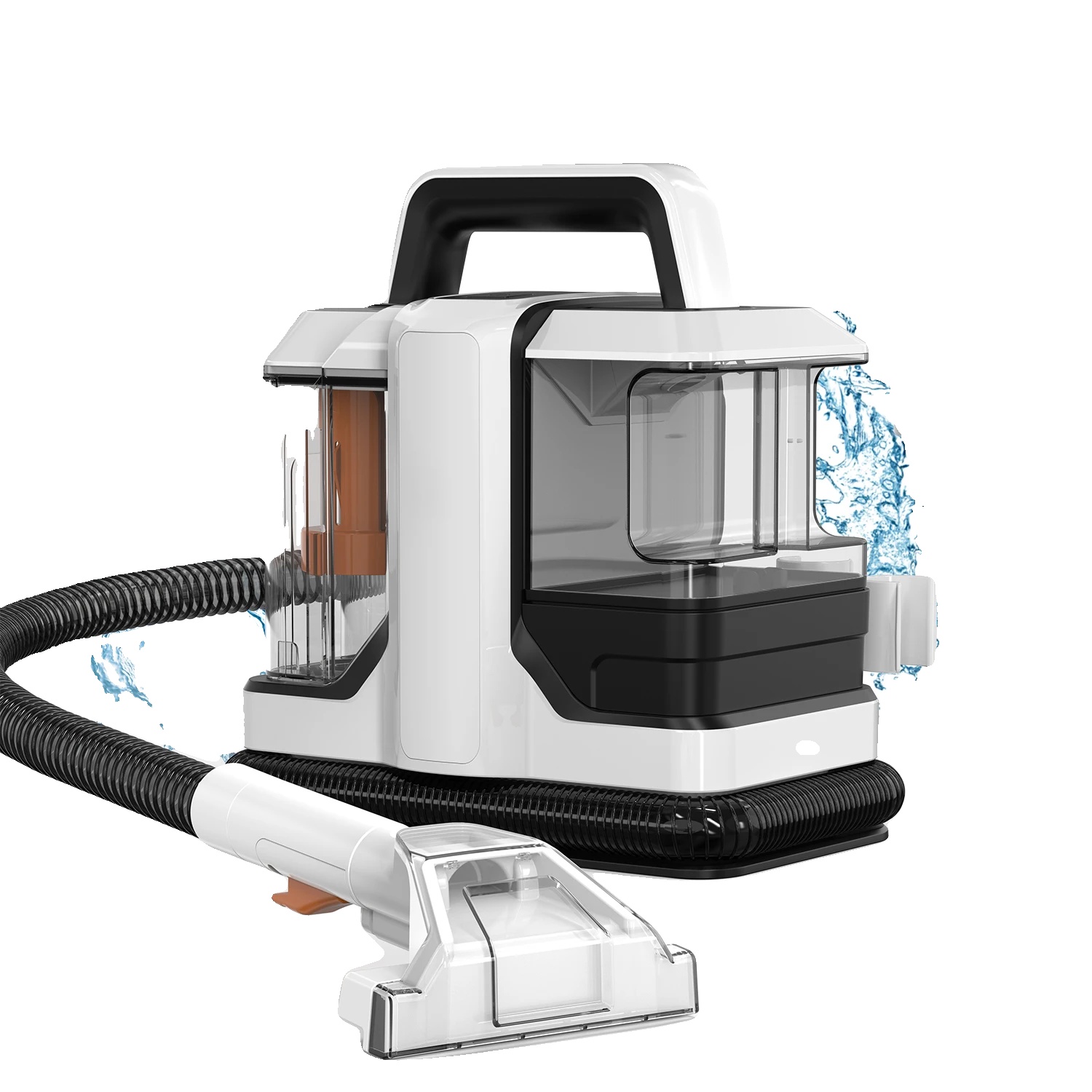 Tragbarer Teppichsauger, Hohe Saugkraft, Für Verschiedene Oberflächen Geeignet, 750 W, 15 Kpa