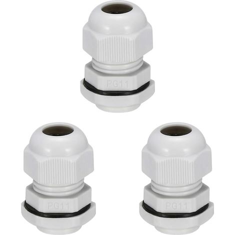 Weiße Pg11-kabelverschraubungen Aus Kunststoff Für 5-10 Mm Kabel, Wasserdichte Anschlussdose