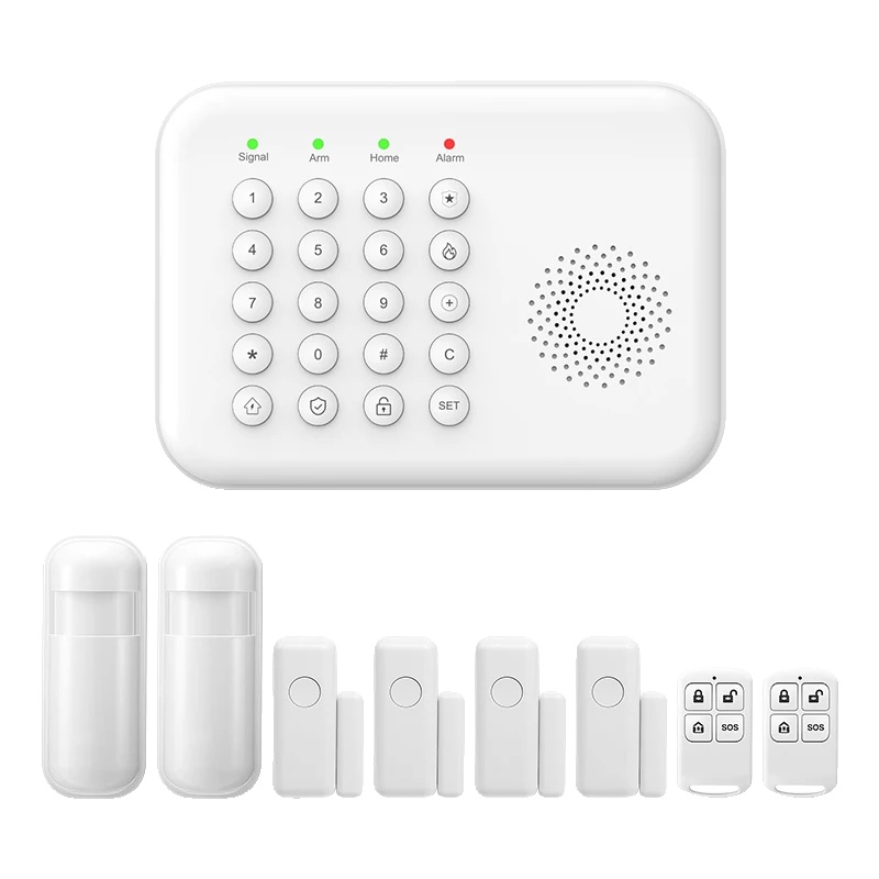 Sicherheitsalarmanlage, Drahtlose Sensoren, Smart-home-integration, A01 Gsm-kit C