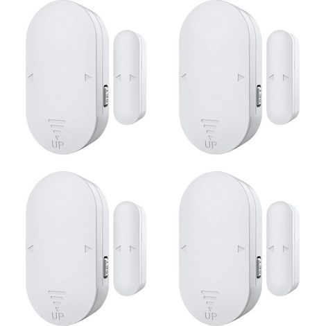Tür- Und Fensteralarm, Magnetischer Fenster- Und Tür-einbruchalarm 130 Db Für Haus- Und Geschäftssicherheit - Einfache Installation (4 Stück)