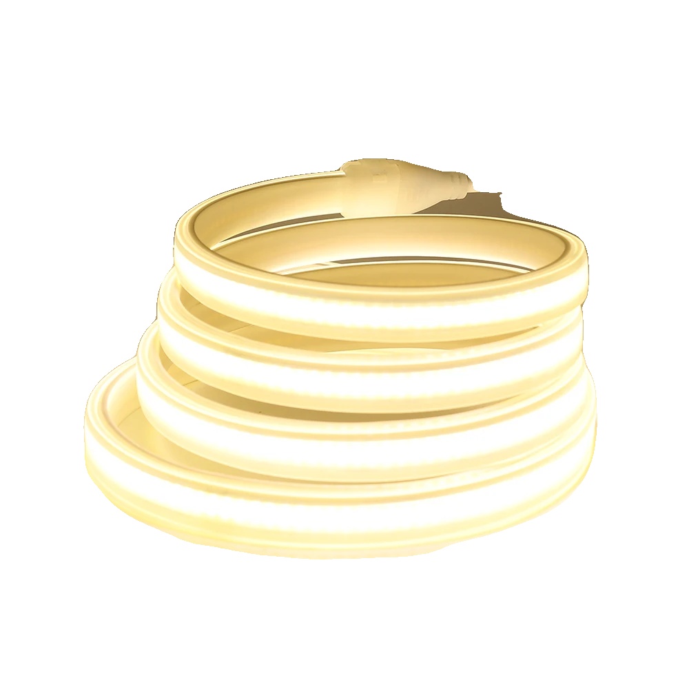 Led-streifen, Hohe Helligkeit, Wasserdicht, Neutralweiß 4000 K, Eu-stecker 220 V, 15 M