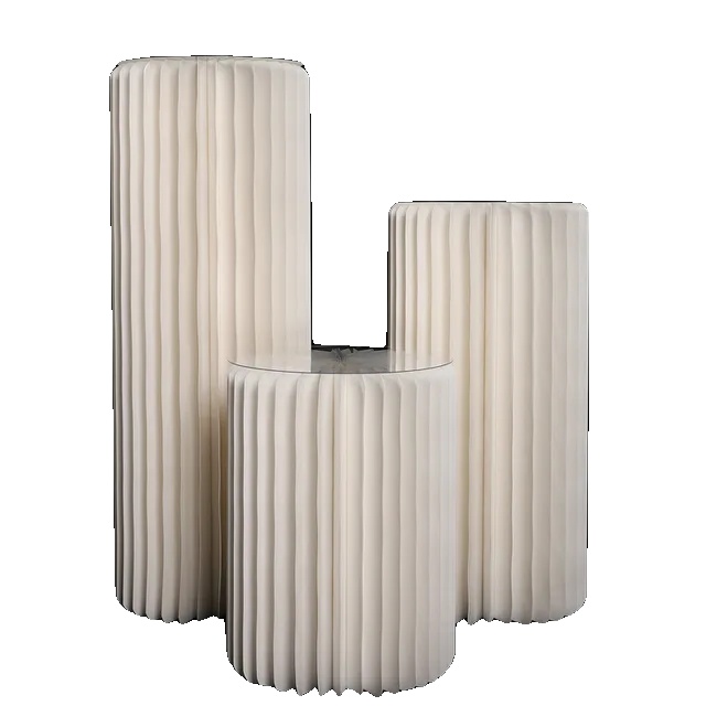 Faltbarer Tortenständer, Robustes Design, Individuell Anpassbar, H60 80 100 Weiß