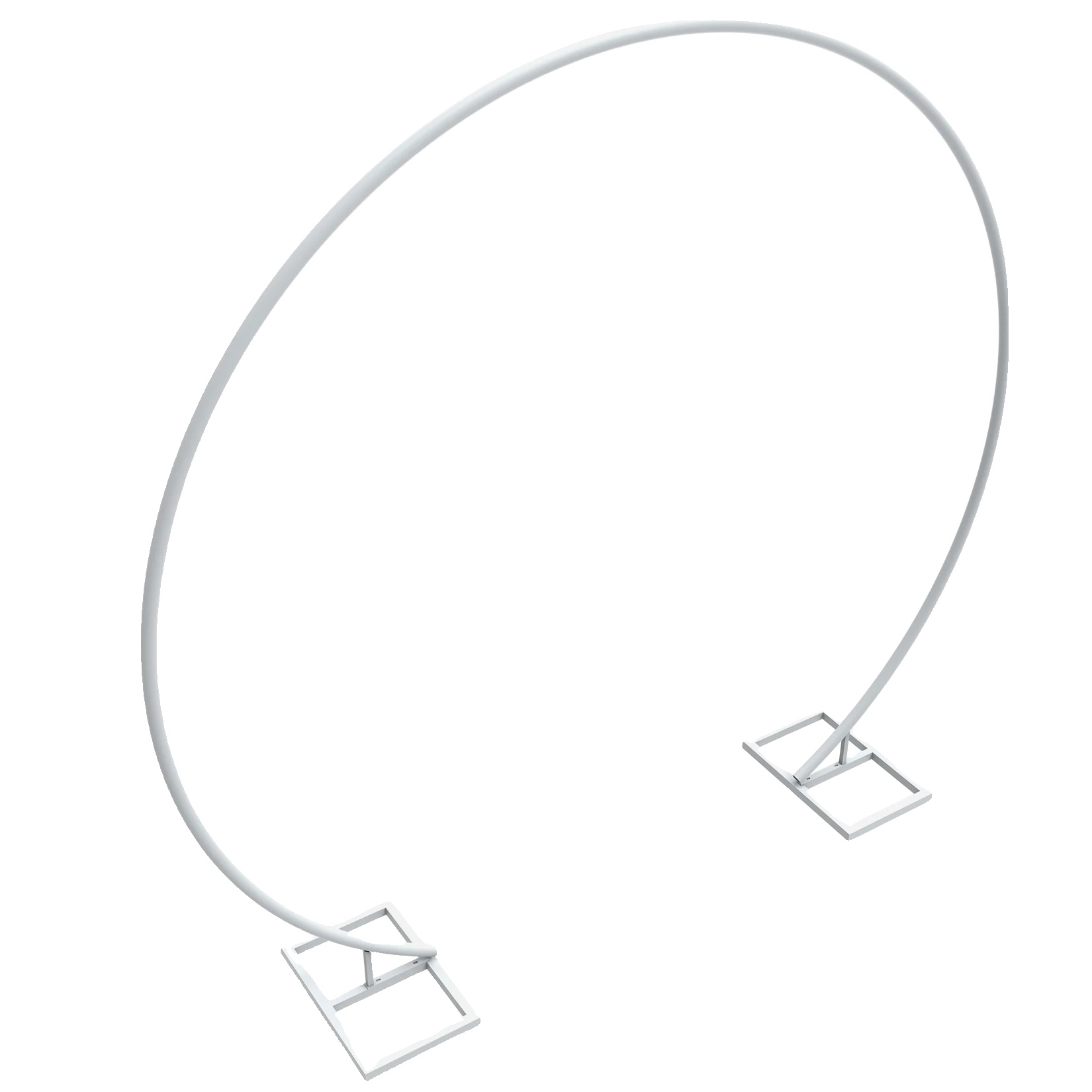 Hochzeitsbogenständer, Robustes Eisenmetall, Elegantes Weißes Design