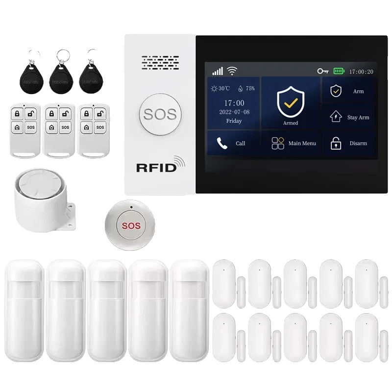 Sicherheitsalarmanlage, Fernbedienung, Smart-home-kompatibel, 2g-wlan-kit