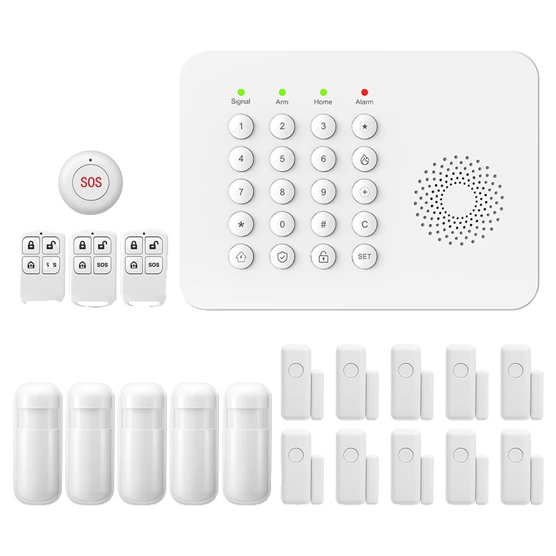 Sicherheitsalarmanlage, Smart-home-integration, Fernüberwachung, A02 Gsm-kit F