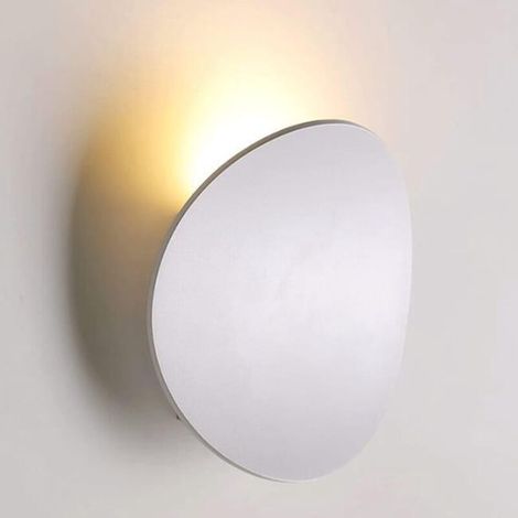Wandleuchten Für Den Innen- Und Außenbereich, Moderne 7-w-led-wandleuchten, Aluminium-wandleuchten Für Oben Und Unten (weiß, 3000 K)