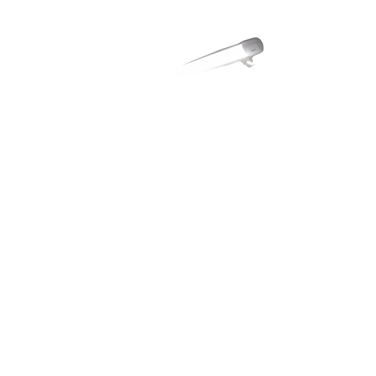 Led-deckenleuchte, Schutzart Ip65, Einfache Installation, 1 Stück, 150 Cm, Weiß, 45 W