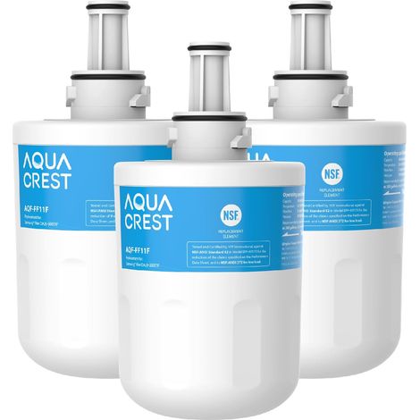 Aquacrest Da29-00003f Kühlschrank-wasserfilter, Kompatibel Mit Samsung® Aqua Pure Plus Samsung® Da29-00003f, Hafin1/exp, Da97-06137a-b, Hafin2/exp, Verpackung Kann Variieren (3)
