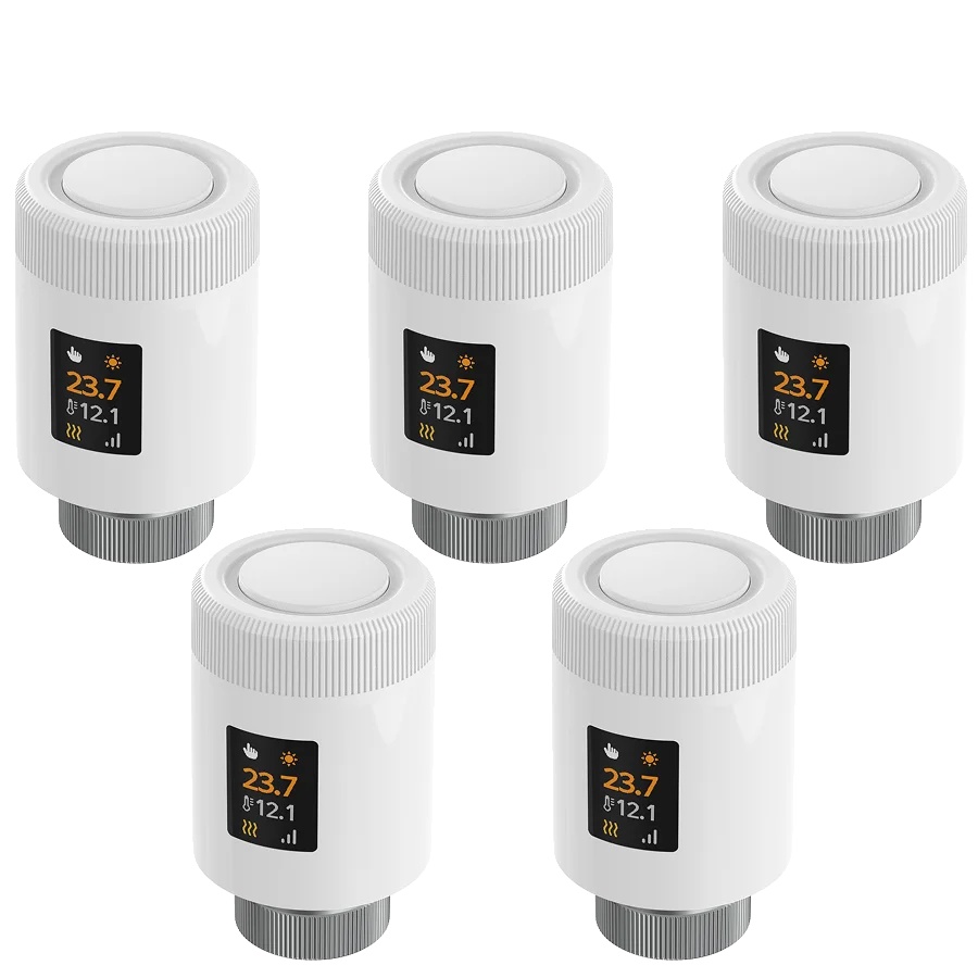 Thermostatventil Für Heizkörper, Wi-fi 6-konnektivität, Energieeffizient, Wifi-5pcs