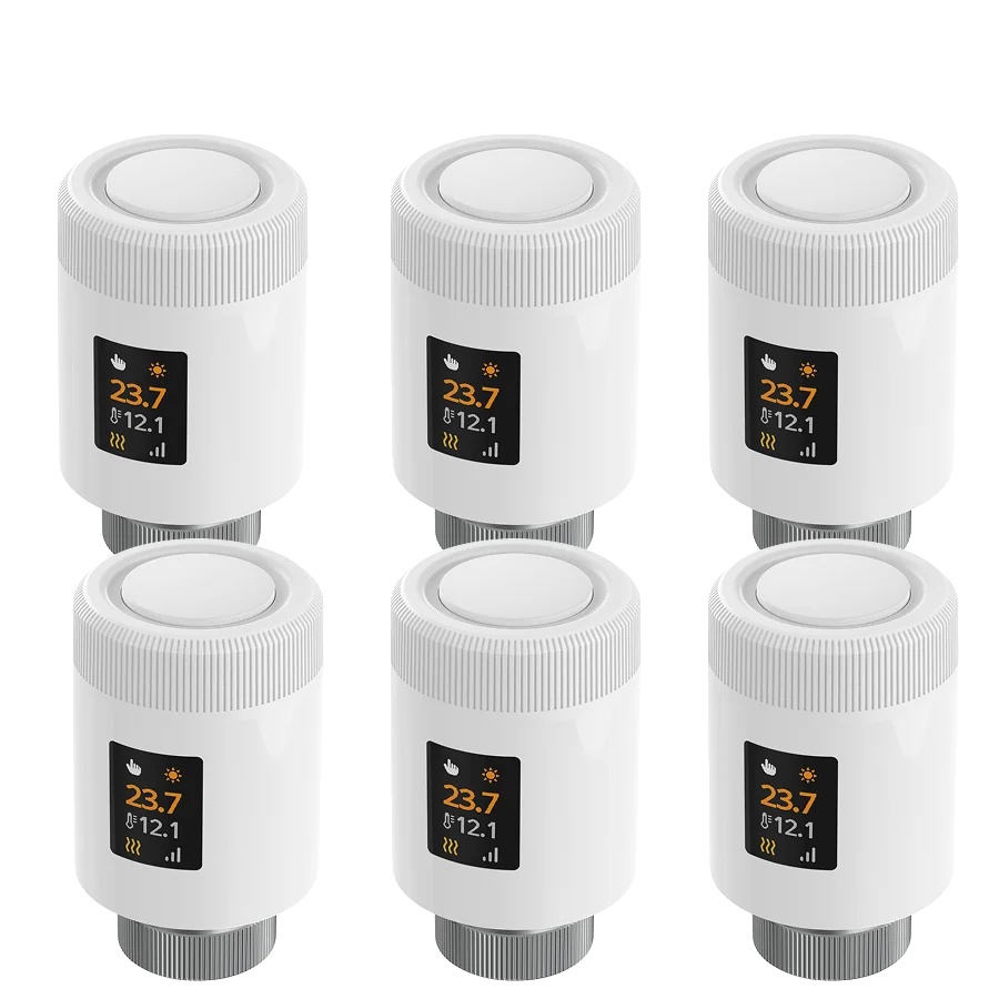 Thermostatventil Für Heizkörper, Wi-fi 6-konnektivität, Energieeffizient, Wifi-6pcs
