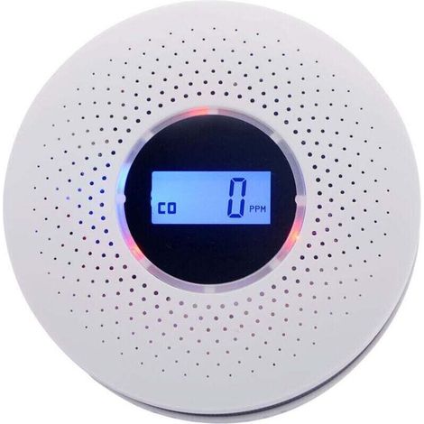 Kohlenmonoxidmelder, Rauchmelder, Hausalarmanlage, Rauch- Und Kohlenmonoxidmelder, Hochpräzise, Energiesparende Lcd-digitalanzeige, 2-in-1-melder