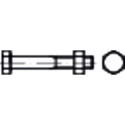 No Brand - Sechskantschraube din 601 m.Sechskantmutter m 6 x 12 Mu Stahl 4.6 galvanisch verzinkt