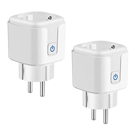 16-a-wlan-smart-steckdose, Alexa-smart-steckdose Mit Fernbedienung Und Sprachsteuerung, Smart-steckdose Mit Energieverbrauchsüberwachung