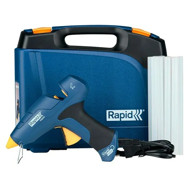 Klebepistole mit abnehmbarer Schnur Rapid CG270 für 12 mm Klebestifte - Set + Kleber Rapid isaberg - 5001445