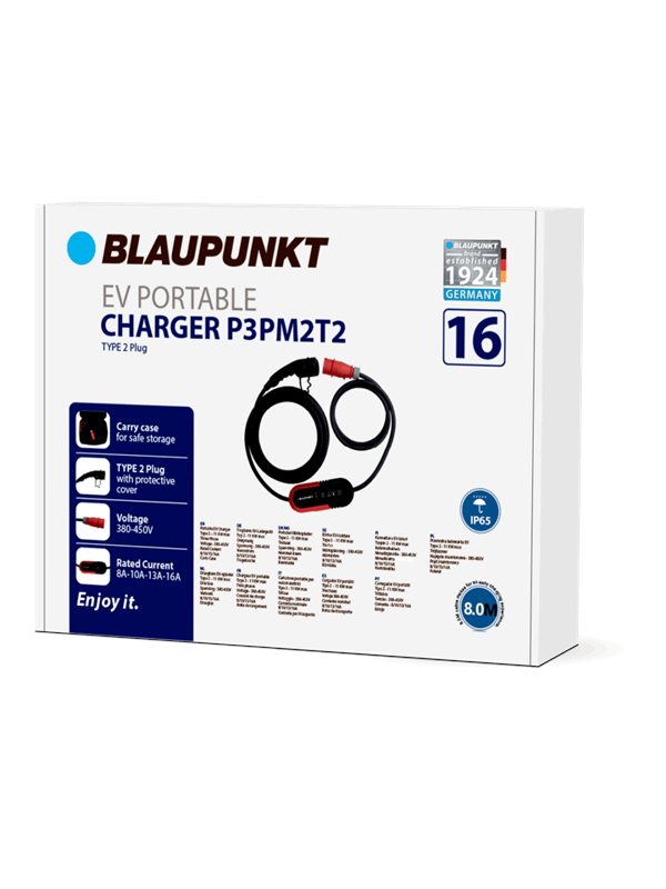 Blaupunkt - P3PM2T2 Mobile Ladestation Typ 2 16 a 11 kW