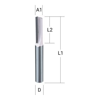 Fräser Nut Einschneider 4mm - Makita