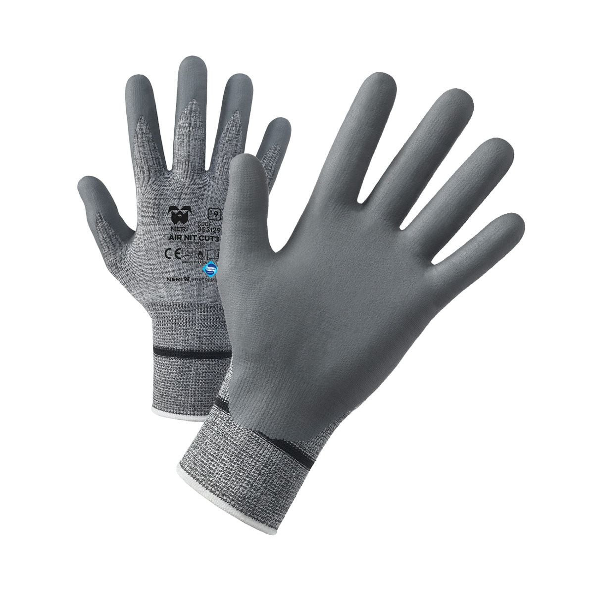 Neri Safety Arbeitshandschuhe Schnittschutz 336 Nitcut Cf12 Pa Gr. 10 - Packung Mit 12 Stück