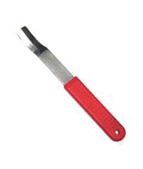 Ambidehandmesser Mit Gebogener Klinge Und Gummigriff