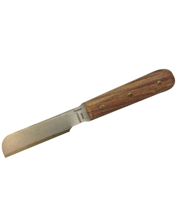 Tonino Beidhändiges Messer Mit Gerader Klinge Und Holzgriff