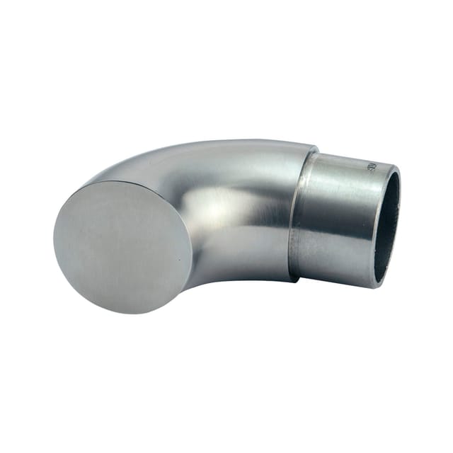 Croso - Endstück für Rohr ø 33,7 x 2,0 mm, Edelstahl geschliffen V2A