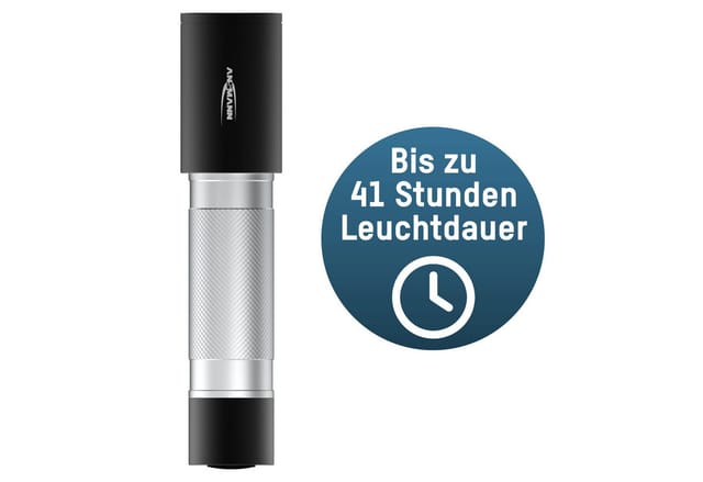 Ansmann - daily use led Taschenlampe 300B inkl. c Batterien – led Taschenlampe