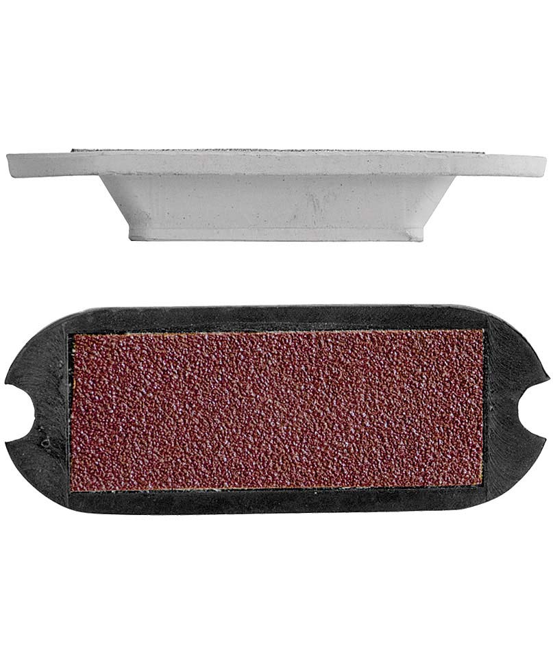 12 Cm, Schwarz: Gummifußplatten Mit Rutschfester Einlage Für Englische Steigbügel