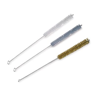 Osborn - Düsenbürste Länge 300 mm ø 12 mm 0,12 mm va gewellt Besatzlänge 100 mm mit Öse