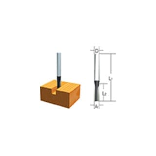 Nutfräser einschneidig 6mm Fräswerkzeug Oberfräse D-47416 - Makita