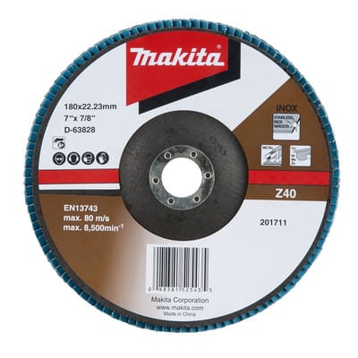 Fächerschleifscheibe 180mm Z40 - Makita