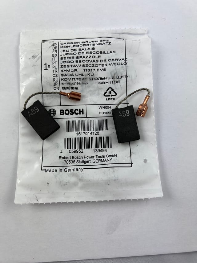 Bosch Kohlebürstensatz Kohlebürsten 1617014126 GBH / GSH