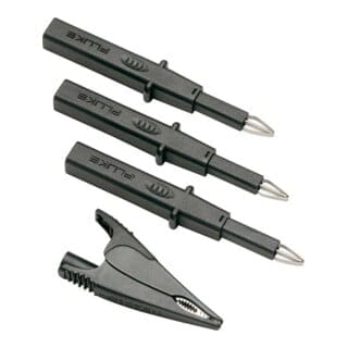 Tlk 290 Sicherheits-Prüfspitzen-Set Steckanschluss 4 mm cat ii 1000 v, cat iii 1000 v Schwarz - Fluke