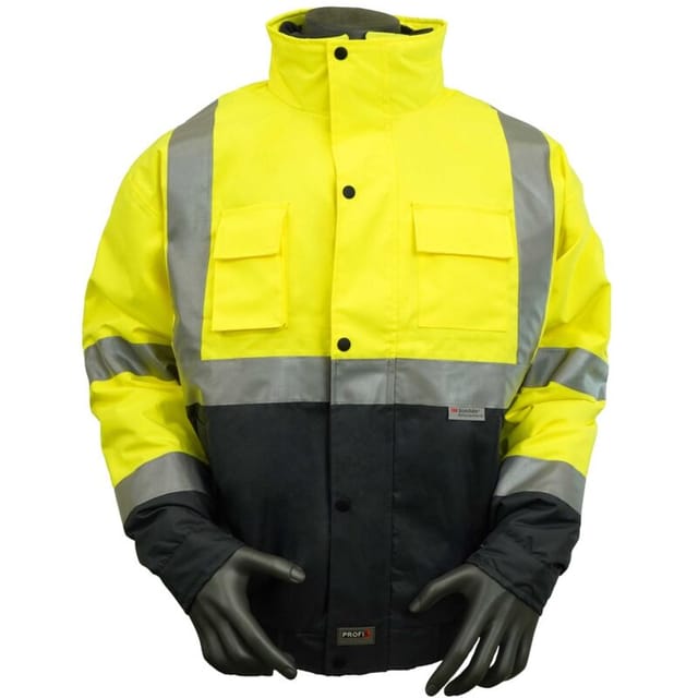 PROFIL Warn-/Wetterschutzjacke Comfort Gr. 3XL gelb