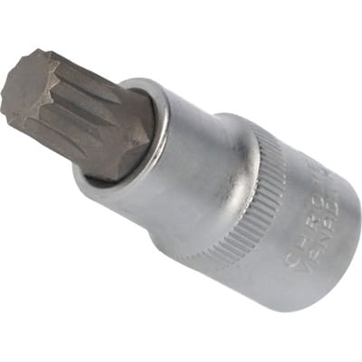 Brilliant Tools - 1/2' Vielzahn-Bit-Stecknuss, 55 mm lang, M14